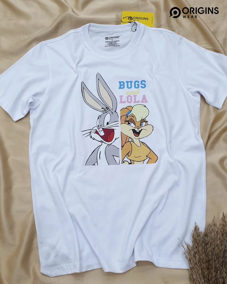 Bugs & Lola - Pure White T-Shirt