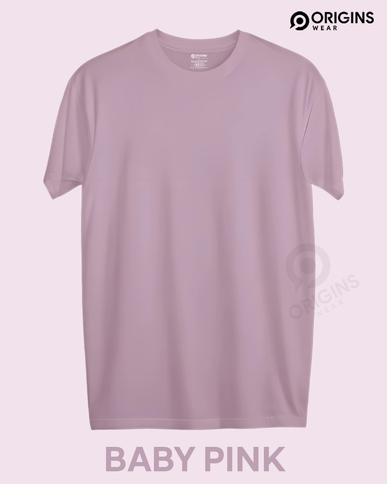 Baby Pink Color Cotton T-Shirt Unisex