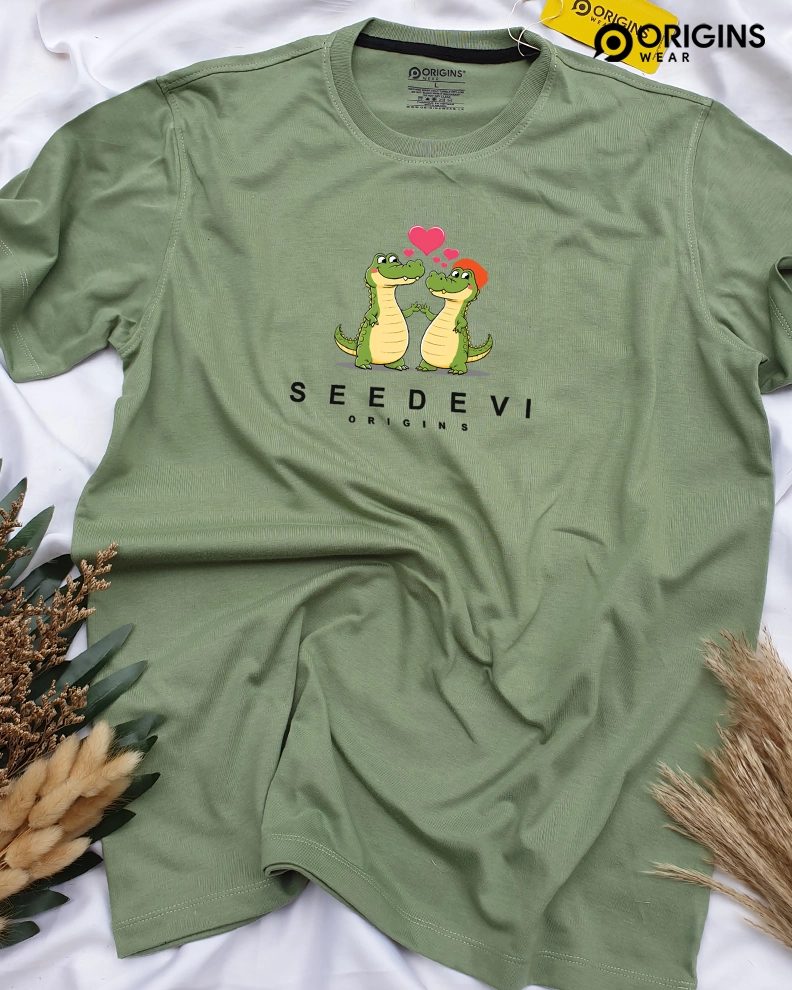 Seedevi – Dark Mint Color T-Shirt - XL