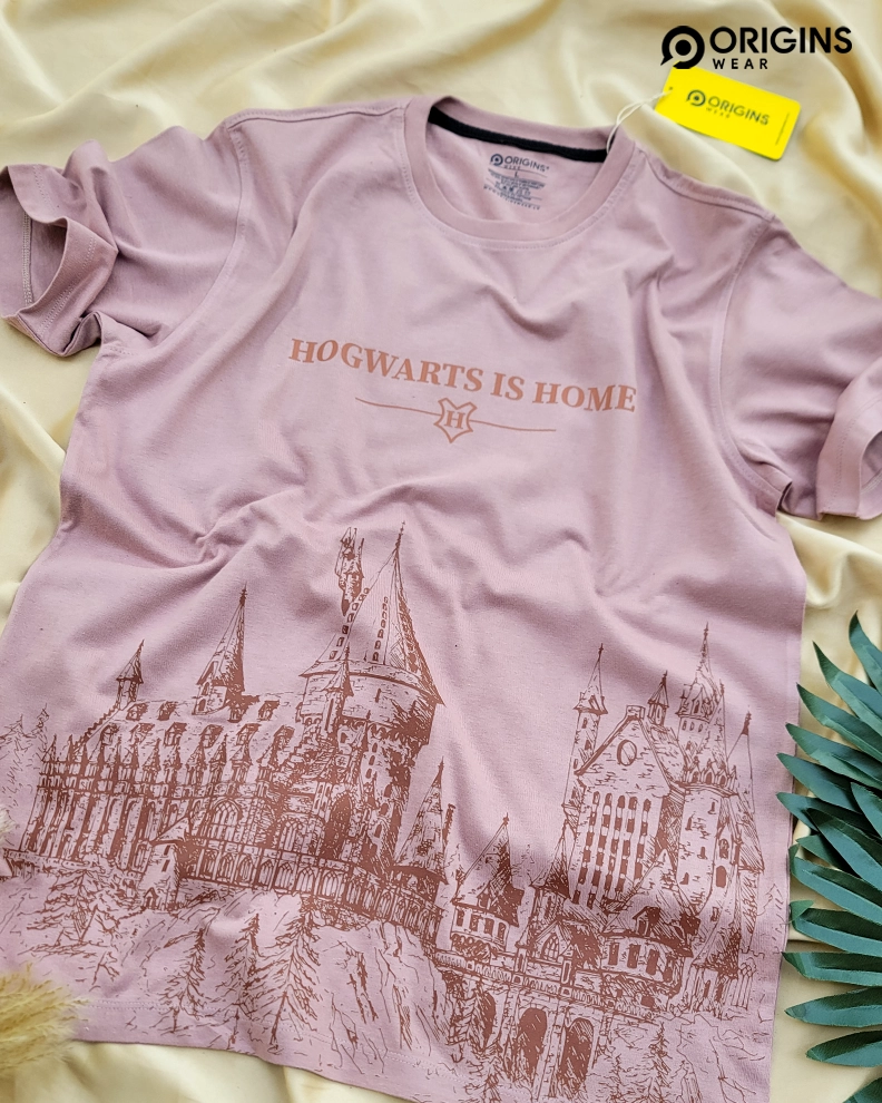 Hogwarts Home - Baby Pink - Cotton T-Shirt